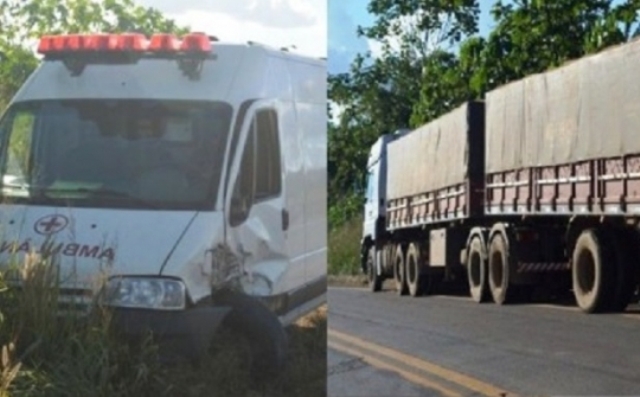 Pneu de carreta vilhenense se solta na BR 364 e quase mata motorista e enfermeira