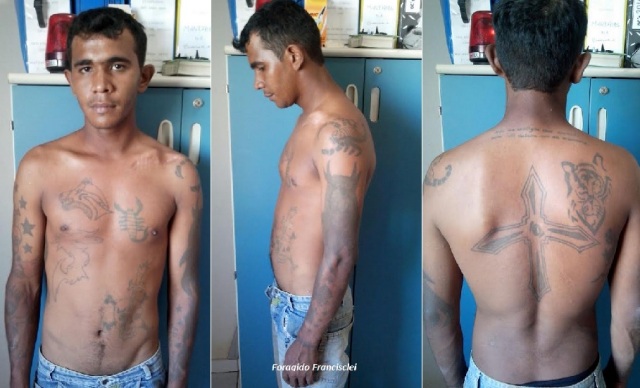 Polícia prende suspeito de estar praticando furtos na cidade de Colorado do Oeste