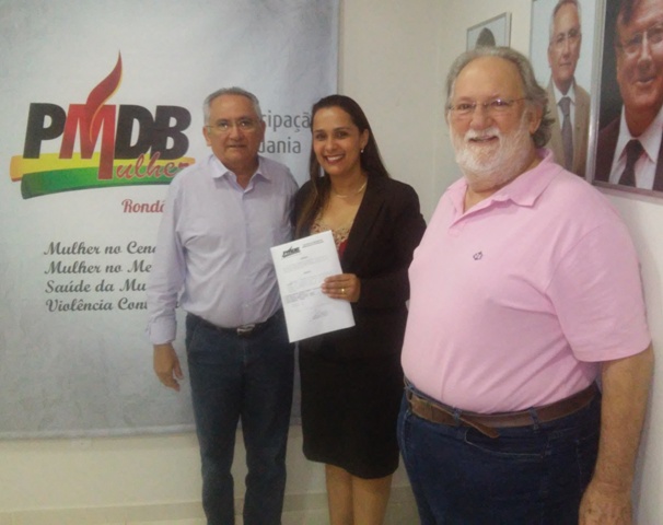 Deputada derrota primo vereador e assume presidência do PMDB em Vilhena