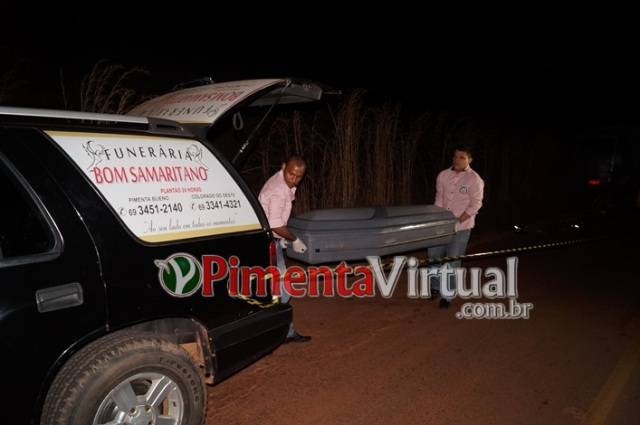Caminhão de Vilhena se envolve em acidente em Pimenta e deixa motoqueiro morto
