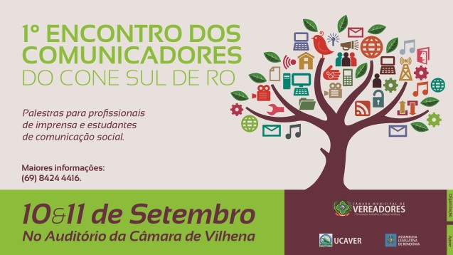  Tudo pronto para o 1º Encontro dos Comunicadores do Cone Sul em Vilhena