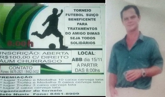  Promovido por amigos, torneio beneficente é neste final de semana 
