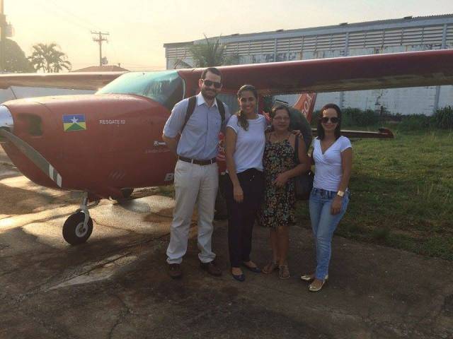 Avião dos Bombeiros traz equipe para retirar órgãos de rapaz acidentado em Vilhena