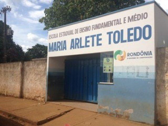 Ousadia: escola pública que fica em frente base da PM em Vilhena é arrombada