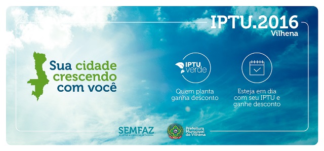 Prefeitura entrega carnês de IPTU e descontos chegam até a 30% em Vilhena