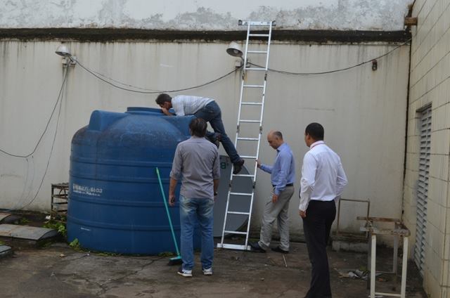 Em Vilhena, funcionários da Caixa entram na batalha contra mosquito da dengue