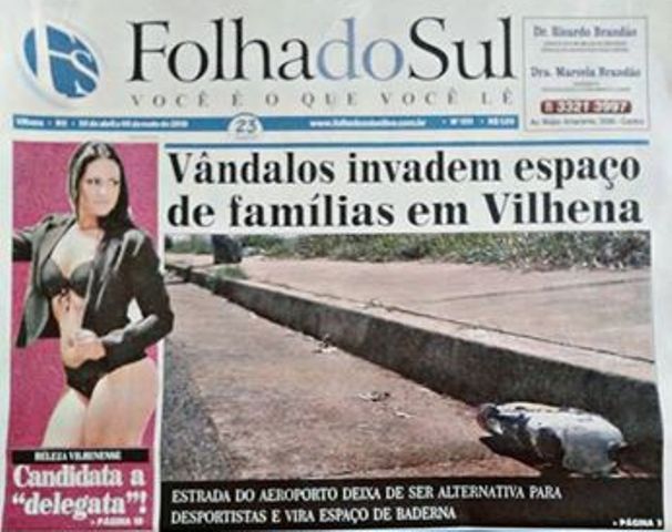 Comerciante rebate jornal e critica reportagem sobre vândalos na estrada do aeroporto