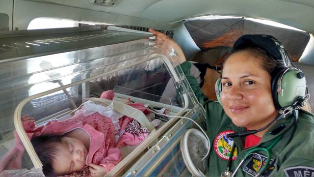 Usando avião, Bombeiros resgatam bebê com problemas cardíacos em Vilhena