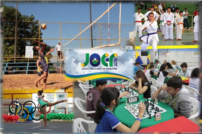 Provas de xadrez e vôlei de praia abriram a fase final do Jogos Escolares em Cacoal