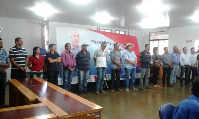 Oficializado como candidato à reeleição, prefeito de Cerejeiras mantém a mesma vice