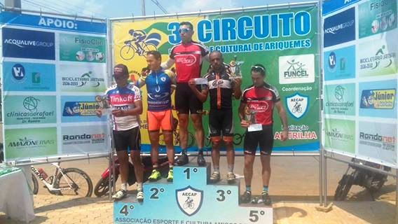 Ciclista vilhenense é terceiro no Circuito Esportivo e Cultural de Ariquemes 