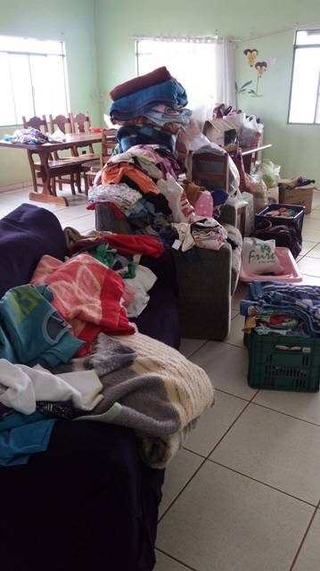 Campanha do agasalho revela força da solidariedade em Vilhena; primeira-dama agradece