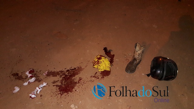 Vilhena: jovem inabilitado fica ferido após se envolver em novo acidente de moto