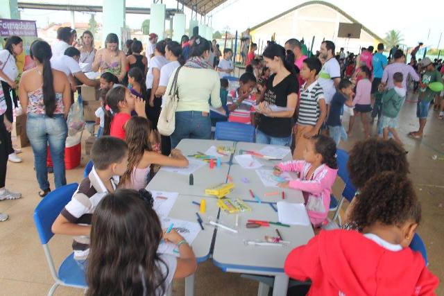 Com cortes de cabelo e orientações, Ação Demolay atende mais de mil crianças em Vilhena