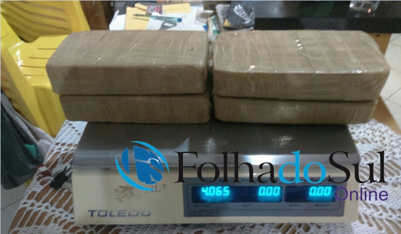 Polícia Civil apreende homem com 4 quilos de pasta base de cocaína em Cerejeiras