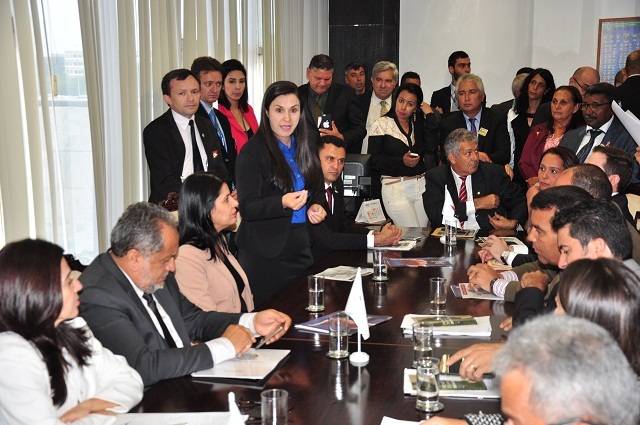Em Brasília, Rosani pede apoio de deputados para construir novo hospital em Vilhena