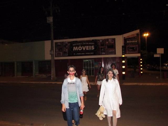 Festa de Halloween é realizada pela primeira vez e “assusta” em Cerejeiras; FOTOS