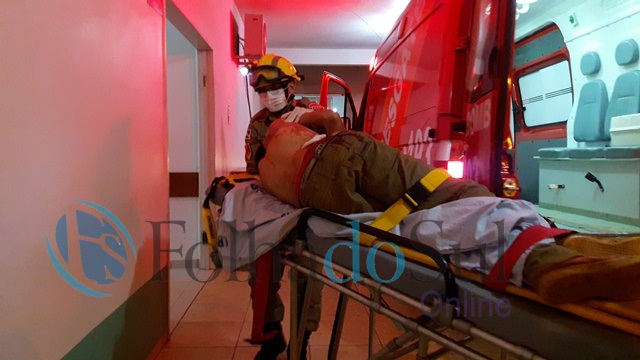 Homem de 29 anos é esfaqueado em Vilhena; Bombeiros resgatam e levam ao HR