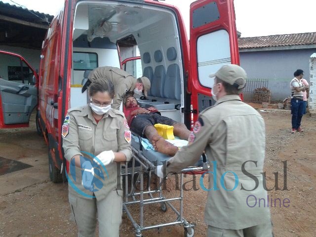 Baleado no rosto, homem chega desacordado ao Hospital Regional de Vilhena