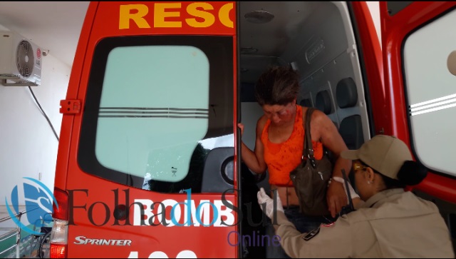 Homem e mulher trocam agressões e os dois vão ensangüentados para hospital em Vilhena