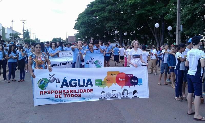 Em ato público, voluntários emitem alerta sobre rio que abastece a cidade de Cerejeiras