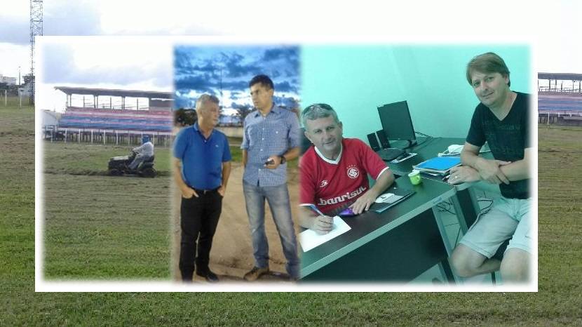 Semec realiza limpeza e análise da iluminação do Estádio Portal da Amazônia