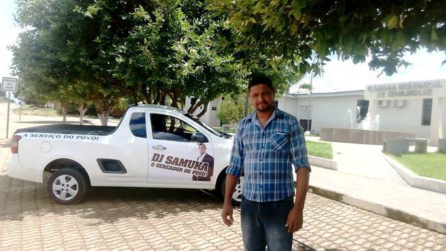 Ao tomar posse, vereador estreante apresenta picape “a serviço do povo” em Cerejeiras