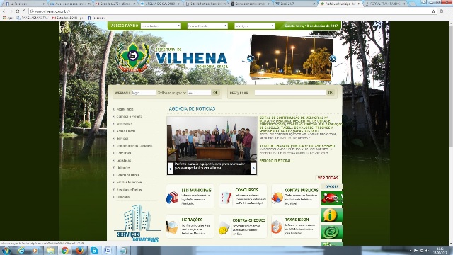 Portal da Transparência não é atualizado e vilhenenses não sabem quem são secretários-adjuntos