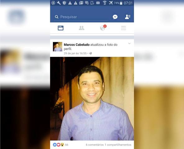 Vereador preso pela PF em Vilhena atualiza foto em perfil no Facebook e chama atenção
