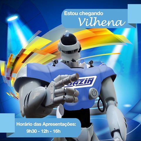 “Robozão da Gazin” que fez sucesso em filmes de ação será atração em Vilhena esta semana