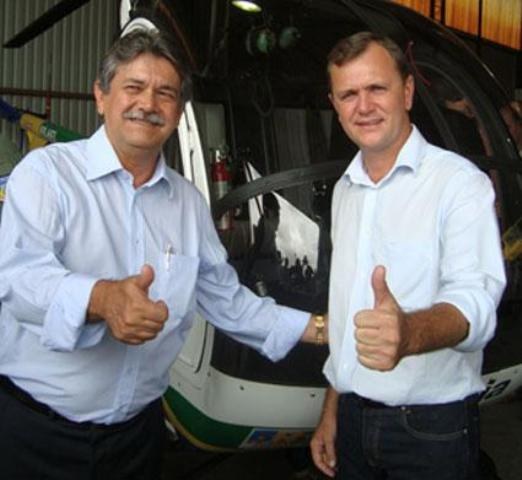 DEPUTADO E GOVERNADOR ASSINAM ORDEM DE SERVIÇO PARA 17 KM DE ASFALTO EM VILHENA