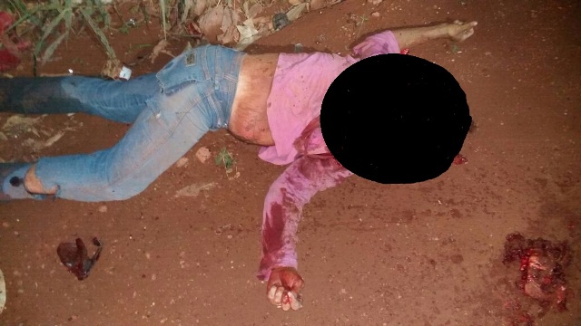 Homem morre com rosto desfigurado ao ser esmagado por caminhão na zona rural de Cerejeiras