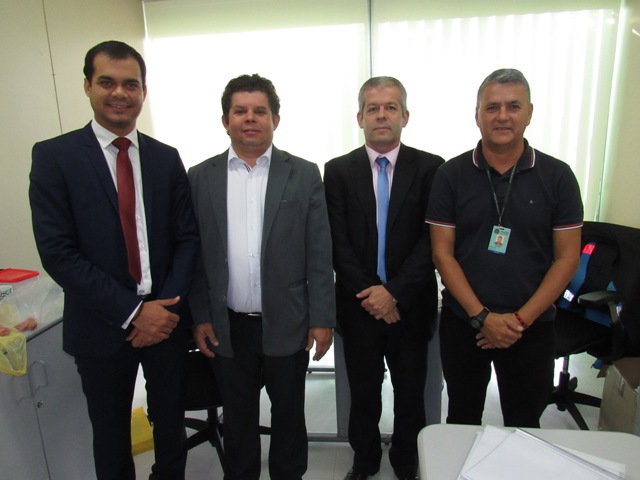 Expedito Netto e secretário de Saúde de Porto Velho participam de reunião no Ministério da Saúde