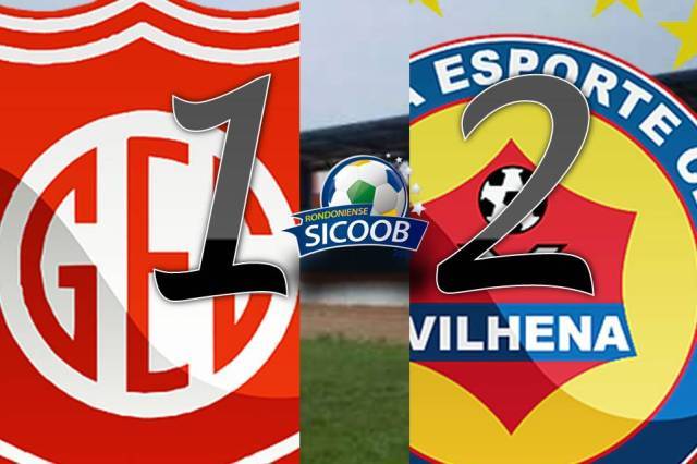 Vilhena vence o Guajará de virada no João Saldanha, em Guajará-Mirim