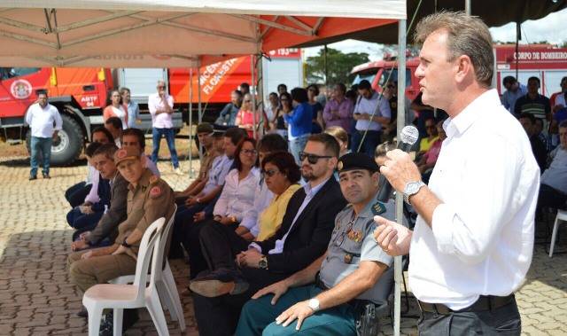Em solenidade de inauguração em Vilhena, deputado destaca importância de Bombeiros