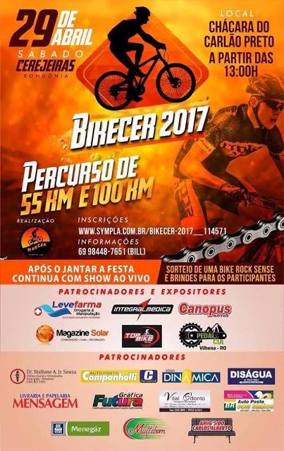 Grupo de ciclistas planeja encontro de atletas de todo o Estado em Cerejeiras