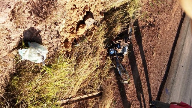 Vilhenense morre após ter moto atingida por carro em rodovia que liga Colorado a Cabixi