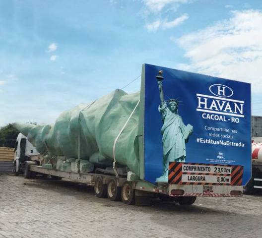 Havan já mandou estátua para nova loja de Cacoal; vilhenenses se revoltam no Facebook