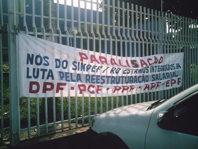 PARALISAÇÃO DA PF ATINGE VILHENA; AGENTES SÓ ATENDEM CASOS DE EMERGÊNCIA