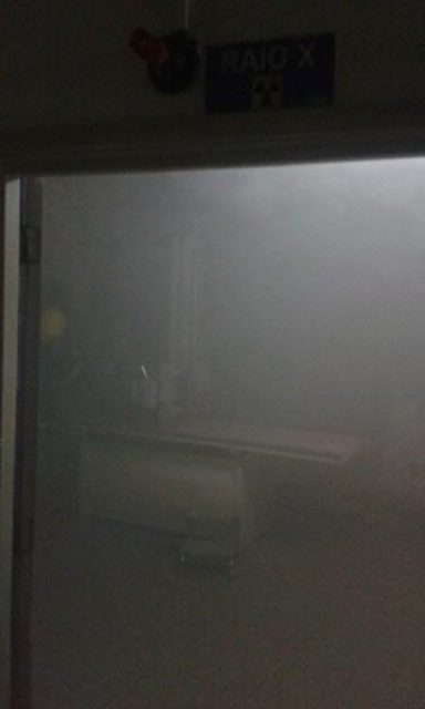 Fogo atinge lavanderia e raio-x de hospital em Vilhena; fiação velha seria a causa do incêndio