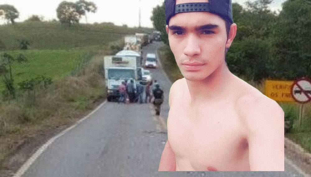 Garoto de 19 anos morre na BR 435, após moto bater de frente em carreta com placas de Vilhena