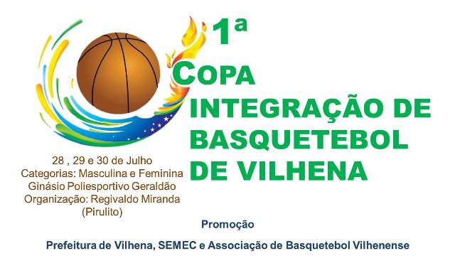 1ª Copa Integração de Basquetebol deve reunir em Vilhena equipes do Cone Sul