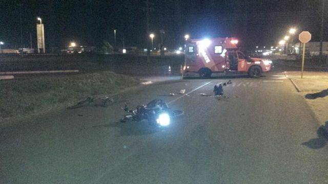 Atropelado em Vilhena, ciclista sofre fratura exposta, traumatismo e é encaminhado para Cacoal