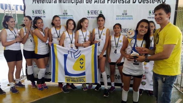 Vôlei vilhenense representará Rondônia no Brasileiro de Desporto Escolar em 2018