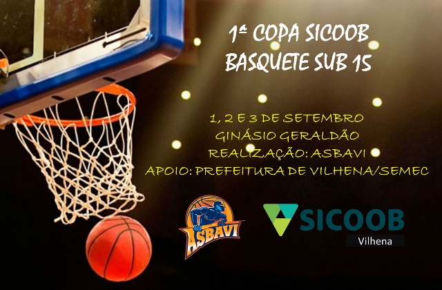Geraldão será palco da 1ª Copa Sicoob de Basquete Sub 15; competição de base será em setembro
