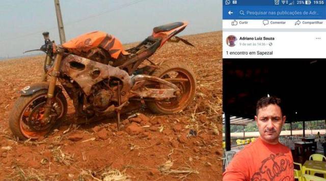Caminhoneiro de Vilhena sofre acidente de moto e morre em cidade do Mato Grosso
