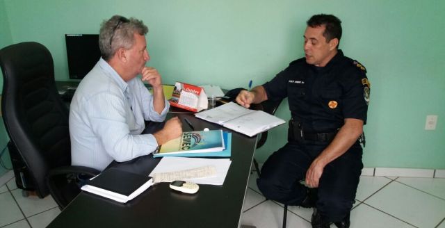 Secretário de Esportes destaca humildade do comandante da PM em Vilhena e reforça parceria