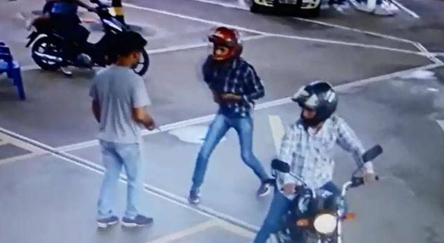 Veja vídeo: imagens mostram momento em que assaltantes atacam posto de combustíveis em Vilhena