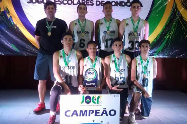 Colégio Coopevi conquista ouro no Basquete Masculino dos Jogos Escolares de Rondônia 