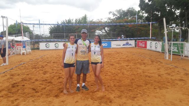 Dupla vilhenense do Vôlei de Praia é prata nos Jogos Escolares da Juventude, em Brasília